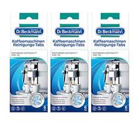 Dr. Beckmann Coffee Machine Cleaning Tablets | Remove Coffee Fat and Oil | with Active Oxygen 3 x 6 Tablets
