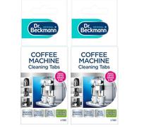 Dr. Beckmann Coffee Machine Cleaning Tabs | Removes coffee grease & oil | 6 tabs (Pack of 2)