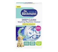 Dr.Beckmann Deep Clean Washing Machine Cleaner With Pet Hair Dissolver 250g | Destroys Pet Hairs. Removes dirt and detergent build-up from hidden parts