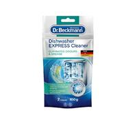 Dr. Beckmann Dishwasher Express Cleaner - Cleans & Refreshens - Eliminates Odour & Grease for Long Lifespan - 100g for 2 washes