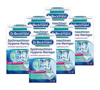 Dr. Beckmann Dishwasher Hygiene Cleaner Removes Residues, Grease and Unpleasant Odours Includes Special Cleaning Cloth 6 x 75 g