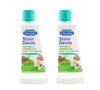 Dr. Beckmann Stain Devils Stain Remover 50ml - Removes Cosmetics, Paint, Lipstick, Lotion & Dirt Stains - Effective on Washable Fabrics Tough on Stains Gentle on Colours Pack of 2