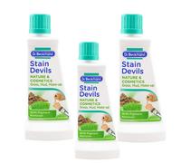 Dr. Beckmann Stain Devils Stain Remover 50ml - Removes Cosmetics Paint Lipstick Lotion & Dirt Stains Effective on Washable Fabrics Tough on Stains, Gentle on Colours Pack of 3