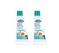 Dr. Beckmann Stain Devils Lubricants & Oils Stain Remover 50ml - Removes Grease Resin Candle Wax Tar Shoe Polish Motor & Bicycle Oil - Safe on Washable Fabrics Pack of 2