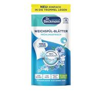 Dr. Beckmann Fabric Softener Sheets Spring Fresh - 14 Sheets | Ultra Compact, 0% Residue, Fragrance Active on Touch, Up to 7 Days Freshness, Ideal for Sports Wash & Towels