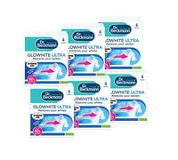 Dr. Beckmann Glowhite Ultra|Maintains brighter white laundry |Treats Greying | 4 x 40 g x 6