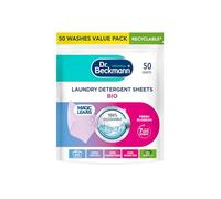 Dr. Beckmann Laundry Detergent Sheets BIO | Fresh Blossom | MAGIC LEAVES | Pre-dosed | 50 sheets