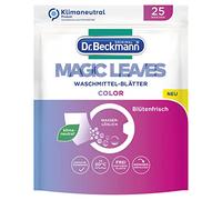 Dr. Beckmann Magic Leaves Colour Detergent Sheets, Pre-Dosed & Water-Soluble Wash Sheets, Space-Saving and Easy to Use,