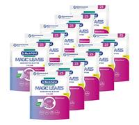 Dr. Beckmann Magic Leaves Colour Detergent Sheets, Pre-Dosed & Water-Soluble Washsheets, Space-Saving and Easy to Use, 10 x 25 Sheets