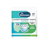 Dr. Beckmann MAGIC LEAVES Laundry Detergent Sheets NON-BIO | Convenient and pre-dosed laundry detergent sheets | Dissolvable climate neutral and easy to use | 40 sheets