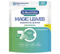 Dr. Beckmann Magic Leaves Universal Detergent Sheets, Pre-Dosed and Water-Soluble Wash Sheets, Space-Saving and Easy to Use,