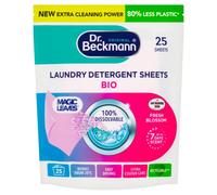 Dr. Beckmann Original Magic Laundry Detergent Sheets, Bio, 25 Sheets