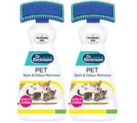 Dr. Beckmann Pet Stain & Odour Remover with Applicator Brush, 2 x 650ml