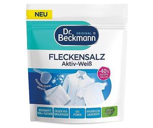 Dr. Beckmann Powder, Stain Salt Active White | For Whiter Laundry | Works Against More Than 100 Stains | Includes Dosing Spoon | 400 g