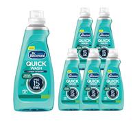 Dr. Beckmann Quick Wash - Odour Protect |Deep clean laundry | Works in 15 mins |Powerful on stains |Plus Colour run protection |7 days freshness |810ml x 6 (162 Washes) |100% recycled bottle*