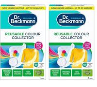 Dr. Beckmann Reusable Colour & Dirt Collector Sheets, 2 Count, Fresh Scent, Machine Wash, Up To 30 Washes Each
