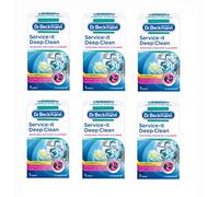 Dr. Beckmann Service-It Deep Clean Washing Machine Cleaner, 6 x 250 g