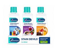 Dr. Beckmann Stain Devils 3 X 50Ml - Pen & Ink, Fruit & Drink, Fat & Sauces Removers, Tough On Stains, Laundry Safe