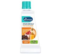 Dr. Beckmann Stain Devils Fat and Sauces Stain Remover 50ml Pre Wash Laundry Stain Remover for Oil Grease Chocolate Ketchup Butter Salad Dressing and Food Stains on Washable Fabrics