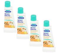 Dr Beckmann Stain Devils Fat & Sauces Cooking Oil, Pizza & Curry Stain Remover (4 x 50ml)