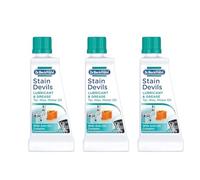 Dr. Beckmann Stain Devils Lubricants & Oils Stain Remover 50ml - Removes Grease Resin Candle Wax Tar Shoe Polish, Motor & Bicycle Oil - Safe on Washable Fabrics Pack of 3