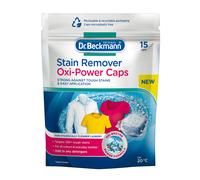 Dr. Beckmann Stain Remover Oxi Power Caps | Eliminate stubborn stains | Convenient, ready-to-use caps | for both machine washing & soaking | 15 caps