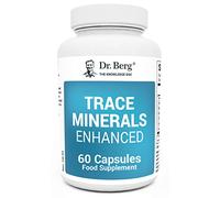 Dr. Berg's Trace Minerals Enhanced Complex - Complete with 70+ Nutrient-Dense Health Mineral - 100% Natural Ingredients - Dietary Supplements - 60 Capsules