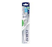 Dr.Best Polimed Short Head Toothbrush Medium (1 Piece) for up to 63% Better Cleaning Performance in Hard to Reach Places*