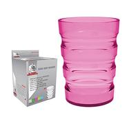 Dr. Bone's Therapeutics ® 200 ml Clear Non Spill Cup, Portable Travel Mug for Children, Elderly and Disabled Adult Drinking Cup/Beaker/Mug/Sippy Cup for Disabled Adults for Better Grip (Pink)