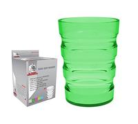Dr. Bone's Therapeutics ® 200 ml Clear Non Spill Cup, Portable Travel Mug for Children, Elderly and Disabled Adult Drinking Cup/Beaker/Mug/Sippy Cup for Disabled Adults for Better Grip (Green)