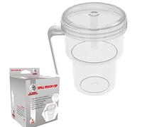 DR. BONE'S THERAPEUTICS Adult Sippy Cup, Non Spill Cup for Elderly, 200ml | 200 ml, Drink Lying Down Without Spilling, Takes a Standard Straw, One Handed Handle, Hot and Cold, Dishwasher Safe