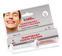 Dr. Bone's Therapeutics ® Temporary Tooth Filling Dental First Aid Cavity Hole Fill Kit - Ready Mixed in Easy Use Syringe Dispenser