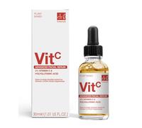 Dr Botanicals Advanced Facial Serum 3% Vitamin C & Polyglutamic Acid | 30ml | Hydrating Plumping Anti Ageing Treatment For Dull Uneven Skin Fine Lines Vegan
