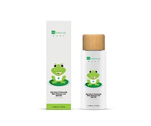 Dr Botanicals Aloe Vera & Chamomile Baby Shampoo and Bath Gel | 97.67% Natural, 100% Vegan & Dermatologically Tested | 200 ml, White