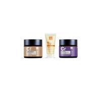 Dr. Botanicals Anti-Ageing Coffee Exfoliator + Cranberry Night Cream 60Ml + Turmeric Mask 30Ml In White White One Size