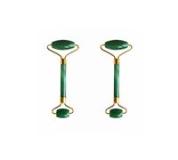 Dr. Botanicals Aventurine Jade Facial Rollers (Gold Metal Handle) x 2 Duo Set in Green Dr. Botanicals Green