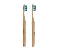 Dr Botanicals Bamboo Toothbrush Blue Twin Value Savings Pack