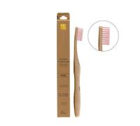 Dr Botanicals Bamboo Toothbrush Pink