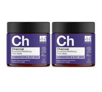 Dr Botanicals Charcoal Superfood Mattifying Face Mask 2 x 60ml