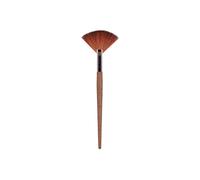 Coffee Ground Fan Brush Dr. Botanicals White One Size