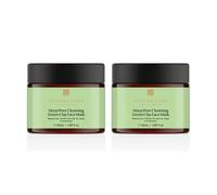 Dr Botanicals Deep Pore Cleansing Green Clay Face Mask Twin Value Savings Pack 50ml