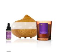 Dr Botanicals Deluxe Relaxation Rose Diffuser Kit With Sandalwood & Bergamot Candle