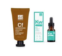 Dr Botanicals Duo: 30ml Coffee Superfood Facial Exfoliator & 15ml Kiwi Eye Serum