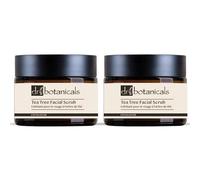 Dr Botanicals Eucalyptus & Tea Tree Facial Scrub 2 x 50ml