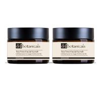Dr Botanicals Eucalyptus & Tea Tree Facial Scrub 2 x 50ml