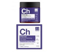 Dr Botanicals Face Mask Mattifying Superfood for Skin 60ml Charcoal Ch