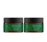 Green Caviar & Argan Oil Anti-Oxidant Anti-Ageing Night Cream 50ml x 2 Duo Pack Dr. Botanicals White One Size