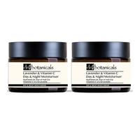 Dr Botanicals Lavender & Vitamin C Day & Night Moisturiser 50ml x 2
