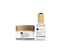 Dr. Botanicals Women's Anti-Ageing Plant-Based Moisturiser & Facial Serum Kit for Large Pores, Uneven Skin Tone in White