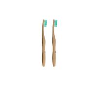 Dr. Botanicals Women's Bamboo Toothbrush Green Twin Value Savings Pack in White Dr. Botanicals White